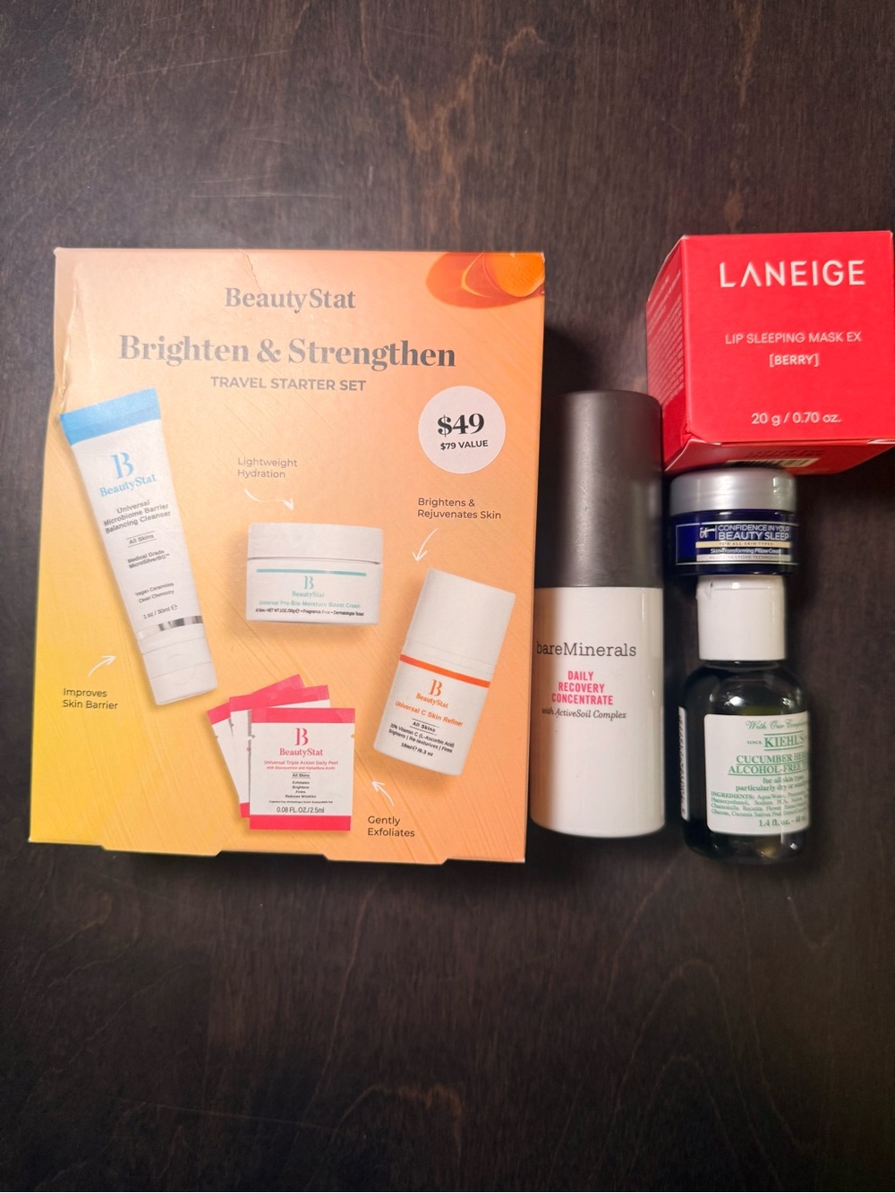 Skincare bundle beauty stat laneige khiels it cosmetics bare minerals new